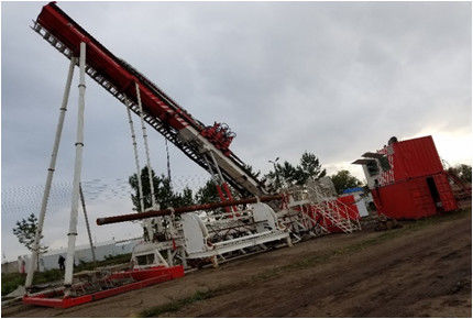3700m Top Drive Drilling Rig For Oil Gas Construction
