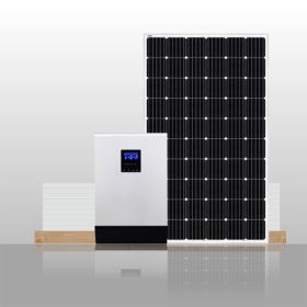 Off Grid Photovoltaic  Household Solar System With Lead Acid Battery