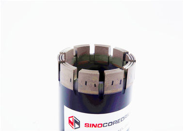 HW Casing Shoe Diamond Core Bit , Diamond Drilling Tools High Core Recovery Ratio