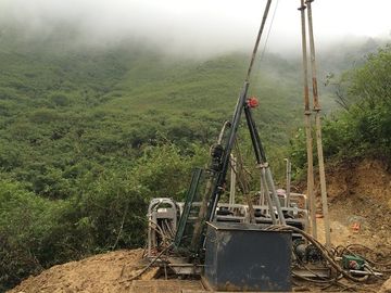 Small  EP550 Man - Portable Core Drill Rig Remote Mountain Areas 4m X 4m Depth Reach 400m