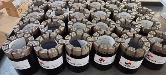 Threaded Diamond Core Drilling Bit For Construction BQ NQ HQ
