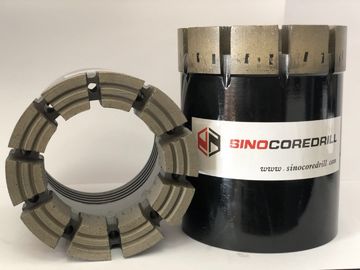 HQ3 Face Discharge Diamond Tipped Drill Bit Soft To Hard Formations
