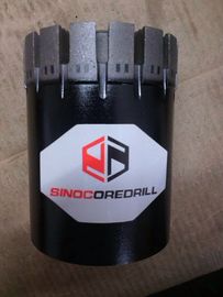 Diamond Wireline Drill Bits WL3 Turbo Type With More Cutting Ability Less Pressure