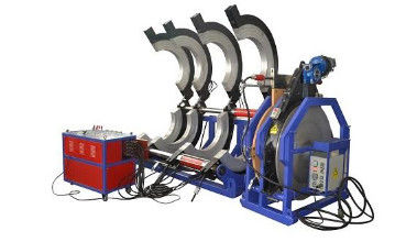 Big Plastic Pipe Welding Machine , Hydraulic Plastic Tube Welding Machine