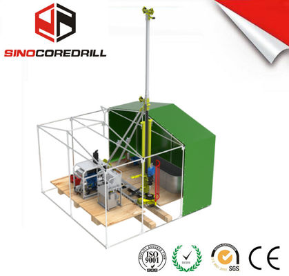 300M Depth Portable Core Drill Rig Lightweight Design And Kubota Engine
