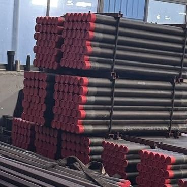 NQ HQ Black Wireline Drill Rod DCDMA STANDARD Heat Treatment Quenching Tempering
