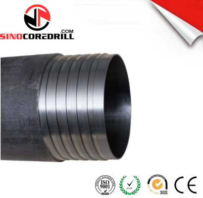 Black XJY850 Steel DCDMA Standard Thread Wireline Drill Pipe For Geotechnical Exploration