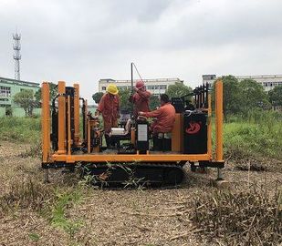 Rotary CPT Crawler Cone Penetration Test Apparatus 49L Diesel Tank Capacity