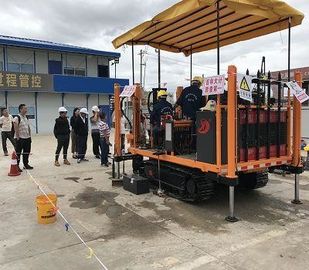 Rotary CPT Crawler Cone Penetration Test Apparatus 49L Diesel Tank Capacity