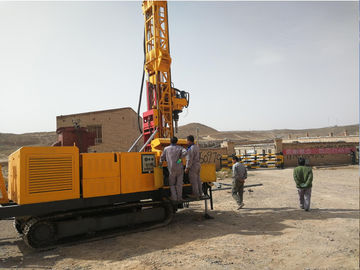 RC300 Full Hydraulic Top Drive Crawler Core Drill Rig Borehole Depth 300 M