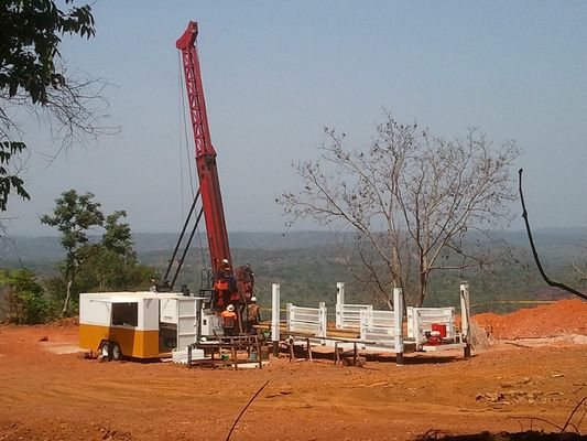 Compact Structure  Simple Operation CR25 13L 298 KW 3100m Core Drill Rig BQ Geological Exploration