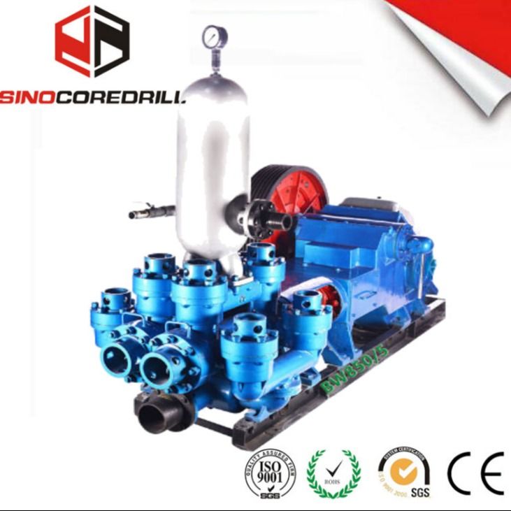 Horizontal Double Cylinder BW850/5 Mud Pump For Water Well With Pump Speed 66times/Min