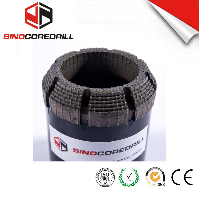 Face Discharge Step Natural Diamond Core Bit HQ3 Surface Set Drill Bits