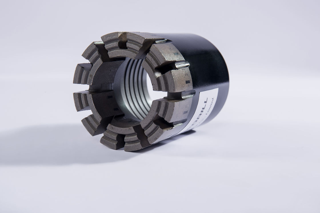 Diamond Wireline Drill Bits WL3 Turbo Type With More Cutting Ability Less Pressure