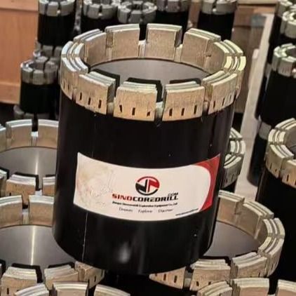PQ Matrix Layer Diamond Core Bit Optimized For Abrasive Hard Rock Formations
