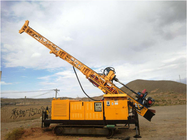 RC300 Full Hydraulic Top Drive Crawler Core Drill Rig Borehole Depth 300 M