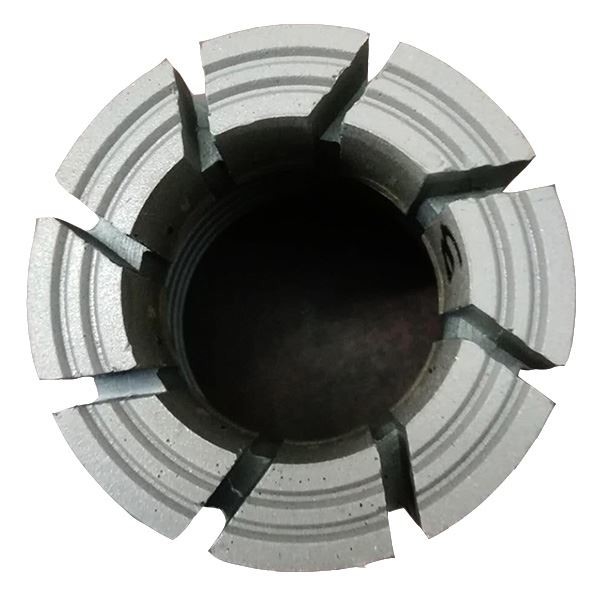 Spiral Type Vortex Crown HQ Impregnated Diamond Core Bits For Rock Formation