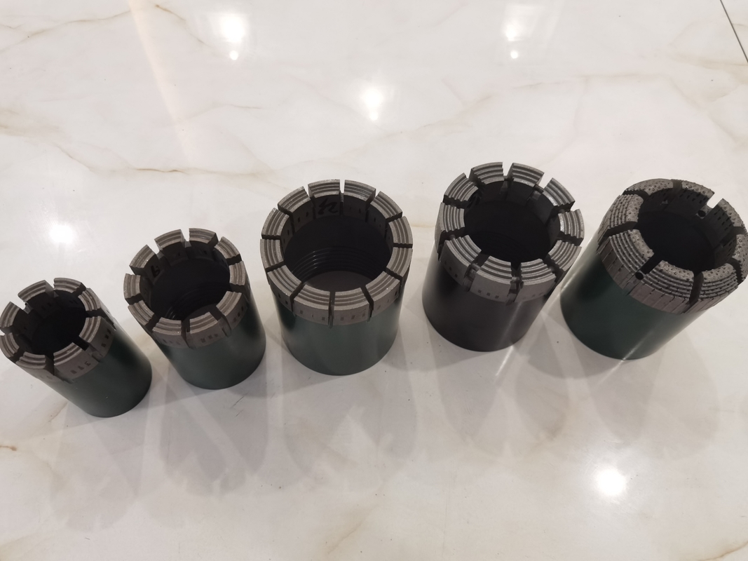 Mineral Exploration Geological Wireline Coring Bit For Hard Rock Formations
