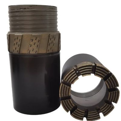 BQ NQ HQ Impregnated Diamond Core Drill Bits For Mining Drilling With Long Service Life
