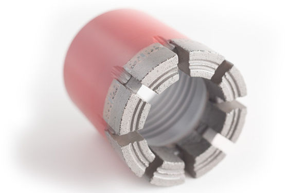Good price Sythetic Diamond Wireline Double Tube Drill Bits 14mm  High Speed Core Drilling Bits online