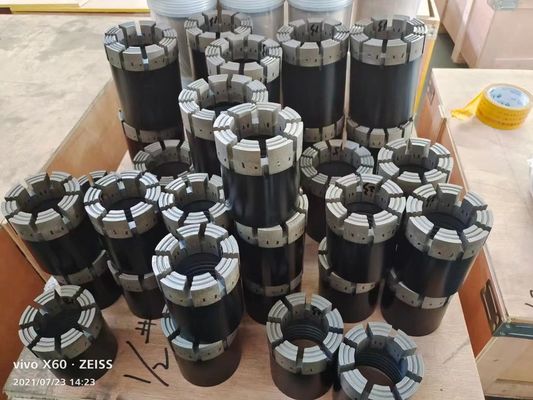 Good price BQ NQ HQ PQ Diamond Core Bits Threaded Connection For Drilling And Mining online