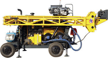 Good price HWL Drilling Depth 1000m  Wheel Trailer Hydraulic Core Drilling Machine online