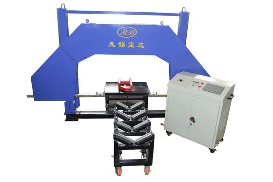 Good price 800mm PE PVC PP HDPE Pipe Cutting Machine , Tube Cutting Machine Max Pressure 10 Mpa online