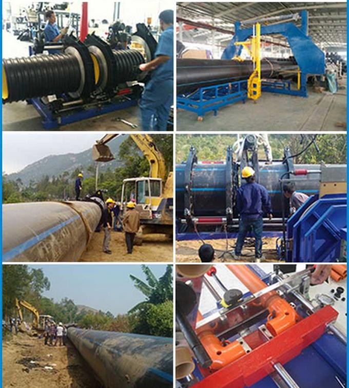 Portable HDPE Manual Plastic Pipe Welding Machine BRDHS 160 Φ 63 To Max