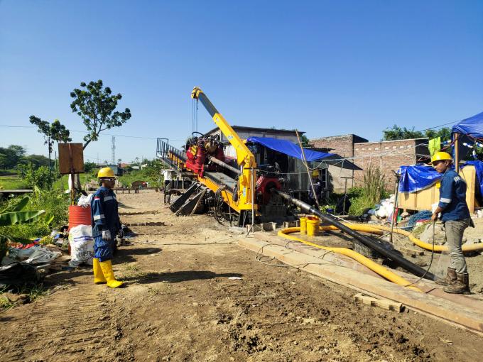 280T HDD machine start project in Semarang, Indonesia