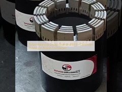 Turbo Waterway Design Diamond Bit for Optimized Flushing in Broken Formations