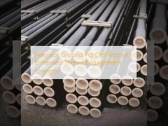 Precision Ground PQ Drill Rod with Enhanced Thread Engagement Strength